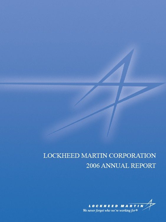 2006 Lockheed Martin Annual Report 